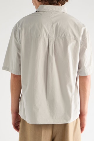 Camisa regular fit - Gris claro