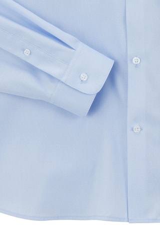 Camisa slim fit - Celeste