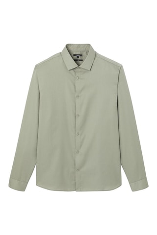 Camisa slim fit - Verde oliva