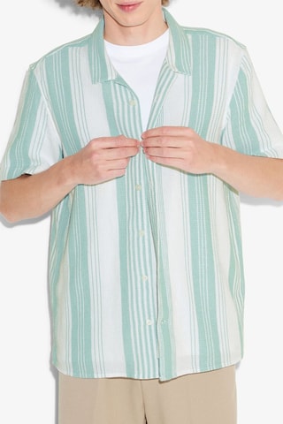 Camisa regular fit - Turquesa