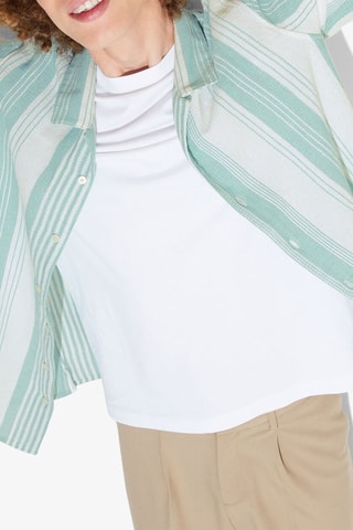 Camisa regular fit - Turquesa