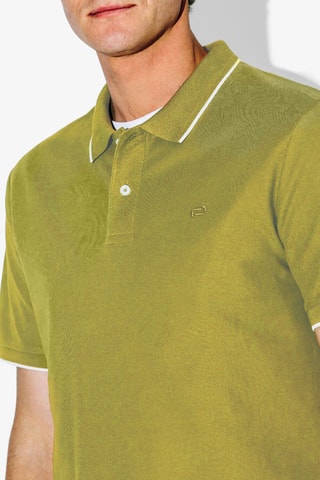 Polo regular fit de algodón orgánico - Verde oliva