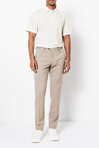 Polo regular fit de algodón orgánico - Blanco