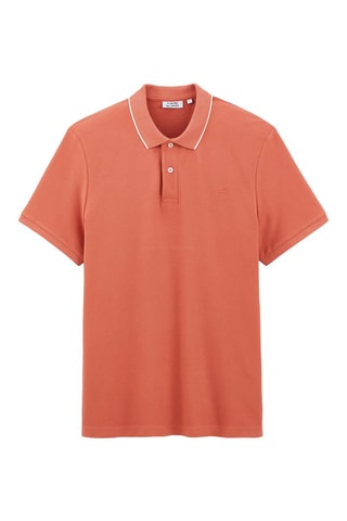Polo regular fit de algodón orgánico - Naranja