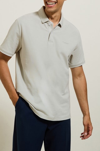Polo regular fit de algodón orgánico - Verde claro