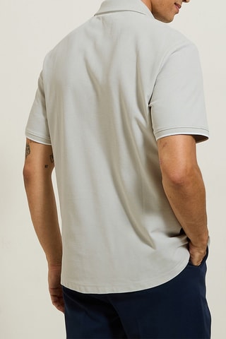 Polo regular fit de algodón orgánico - Verde claro