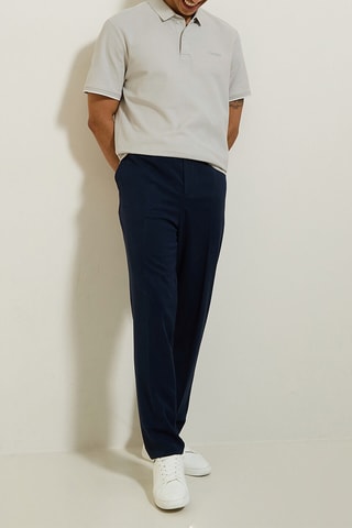 Polo regular fit de algodón orgánico - Verde claro