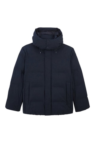 Anorak con capucha - Azul oscuro