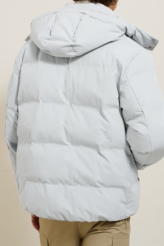 Anorak con capucha - Azul claro