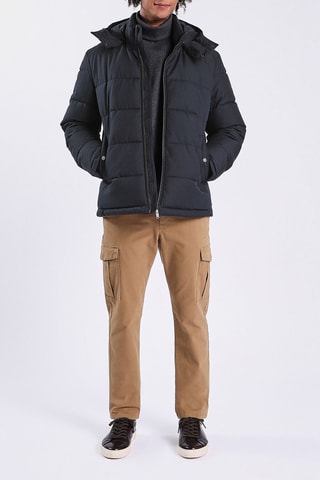 Anorak con capucha - Azul oscuro