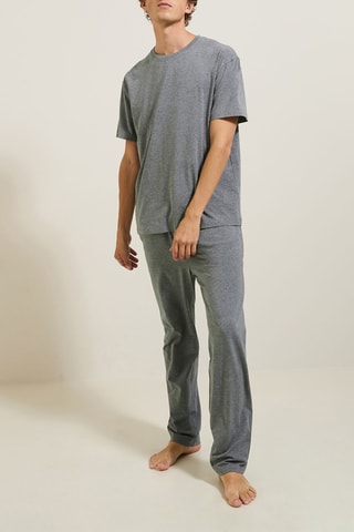 Pijama - Gris claro jaspeado