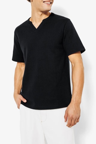 Camiseta regular fit - Azul oscuro