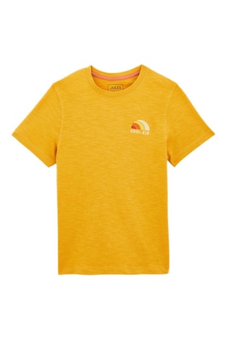 Camiseta de algodón orgánico Fête des pères - Naranja