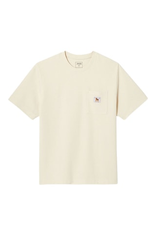 Camiseta relaxed fit - Beige