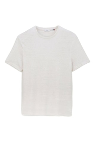 Camiseta de lino - Blanco