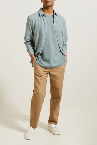 Camiseta relaxed fit - Verde claro