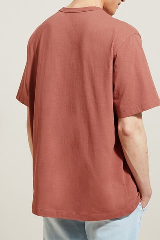 Camiseta relaxed fit - Marrón