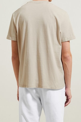 Camiseta regular fit - Beige