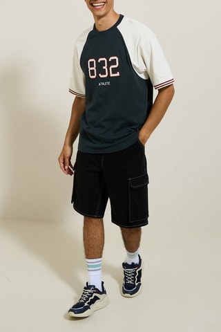 Camiseta Athletic Club - Verde oscuro y crudo