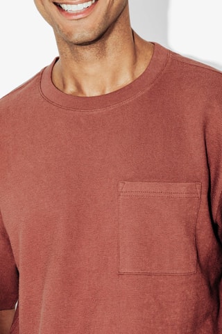 Camiseta relaxed fit de algodón orgánico - Naranja