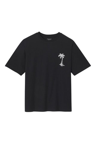 Camiseta relaxed fit - Negro