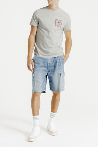 Camiseta slim fit - Gris jaspeado