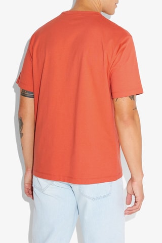 Camiseta regular fit de algodón orgánico - Naranja