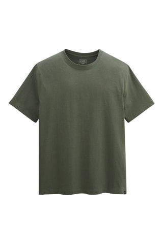 Camiseta regular fit de algodón orgánico - Caqui