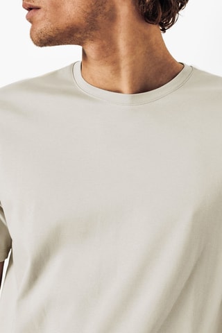 Camiseta regular fit de algodón orgánico - Gris claro