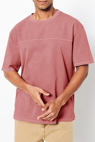 Camiseta relaxed fit - Rosa viejo