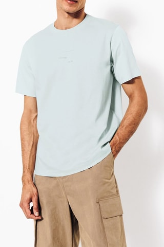 Camiseta regular fit - Celeste