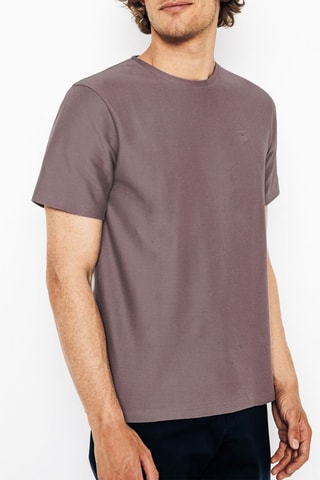 Camiseta regular fit de algodón orgánico - Rosa viejo