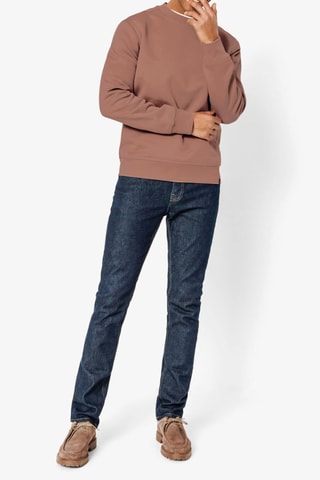 Sudadera de algodón orgánico - Rosa viejo