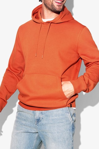 Sudadera con capucha - Rojo teja