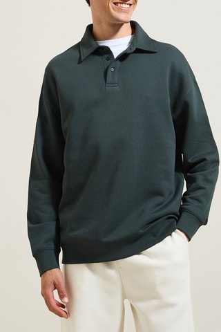 Sudadera de algodón orgánico - Verde