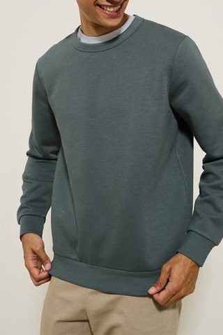 Sudadera regular fit - Verde