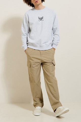 Sudadera - Gris claro jaspeado