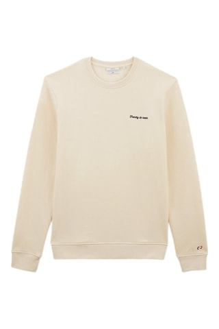 Sudadera de algodón orgánico - Crudo