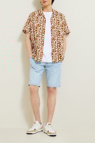 Bermudas vaqueras estilo chino - Azul