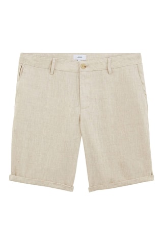 Bermudas de lino - Crudo