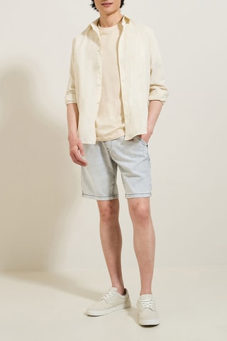 Bermudas vaqueras - Gris