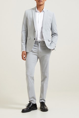 Pantalón de traje extra slim fit - Gris claro