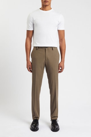 Pantalón de traje slim fit - Beige