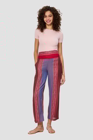 Calças - Vermelho - Vermelho e azul