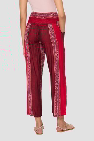 Calças - Vermelho - Vermelho e azul