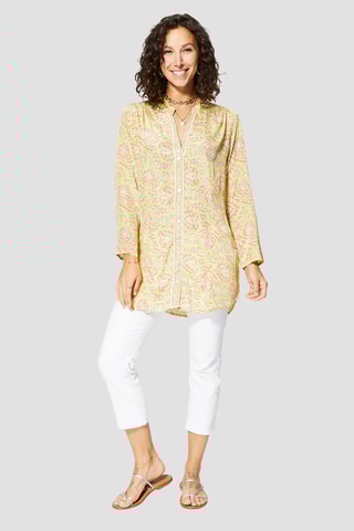 Túnica - Amarelo - Verde, amarelo e rosa