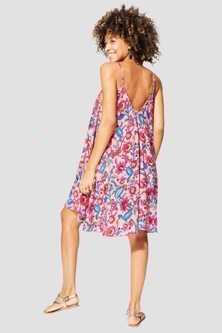 Vestido - Rosa e violeta  - Violeta e rosa