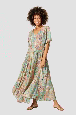 Vestido comprido - Verde - Verde