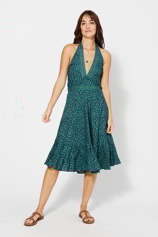Vestido midi - Verde