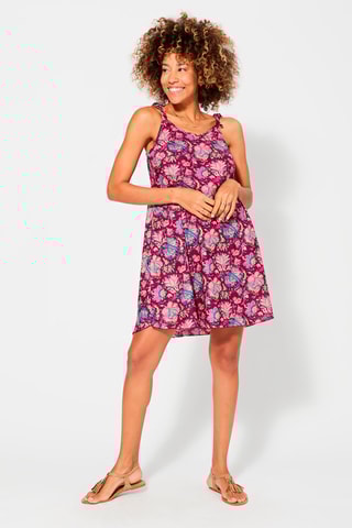 Vestido trapézio Violeta e rosa - Violeta e rosa